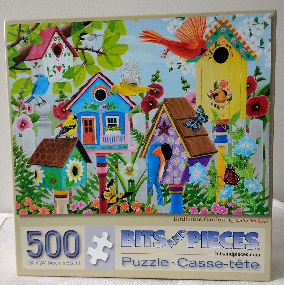 Birdhouse Garden Puzzle - 500 Pieces